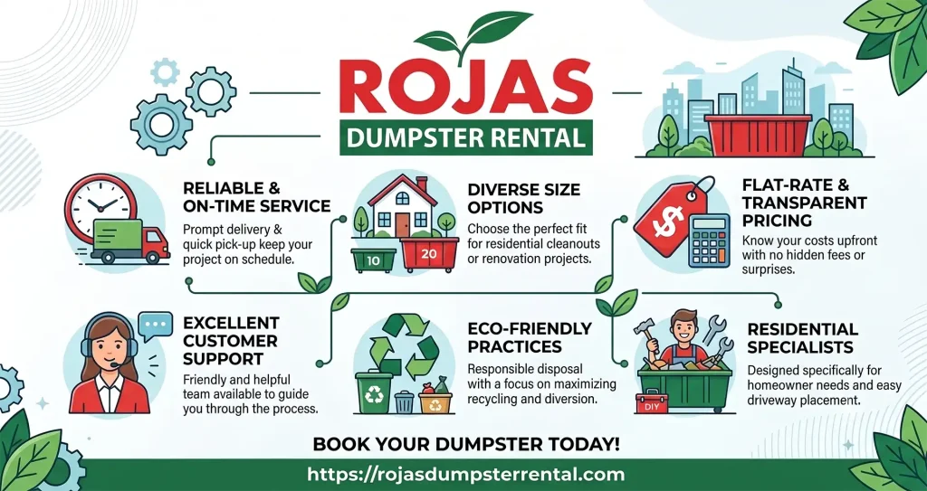 Why ROJAS Dumster Rentals?